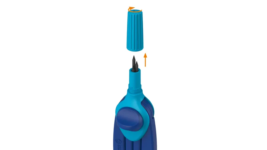 Pelikan griffix® Zirkel Blau mit Spitzenschutz