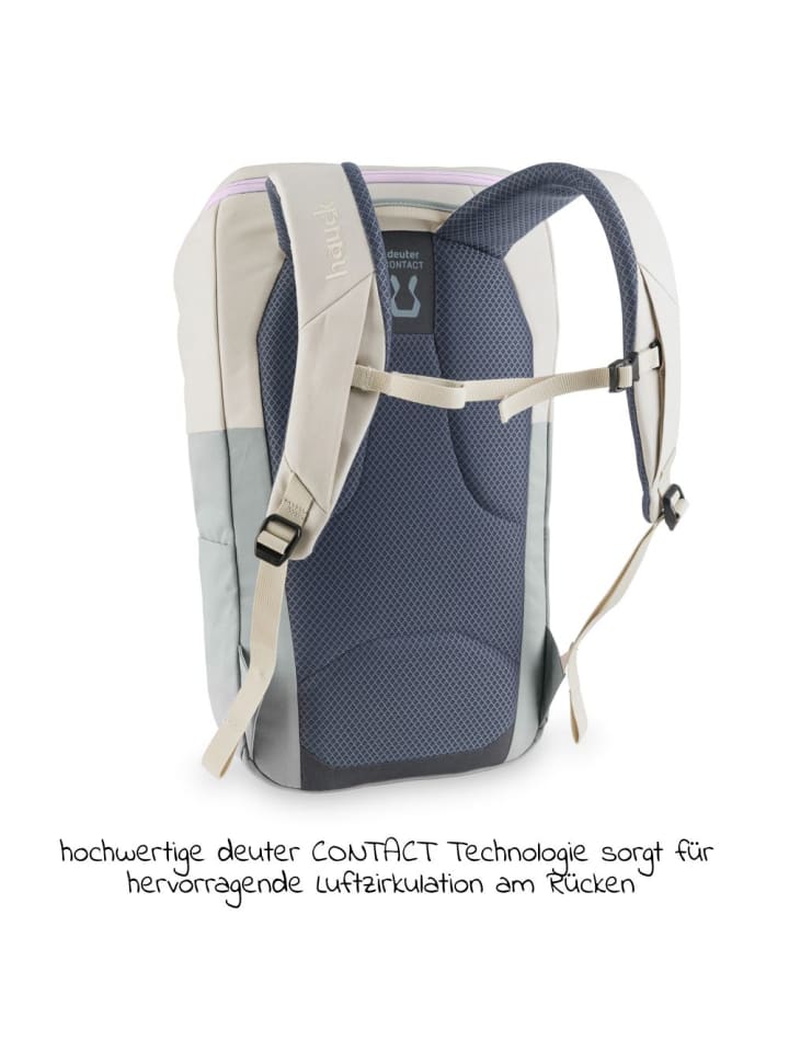 Hauck Wickelrucksack Deuter Pack N Walk - Beige / Sage in beige günstig kaufen onesize