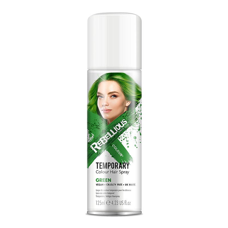 Hårfargespray 125 ml grønn