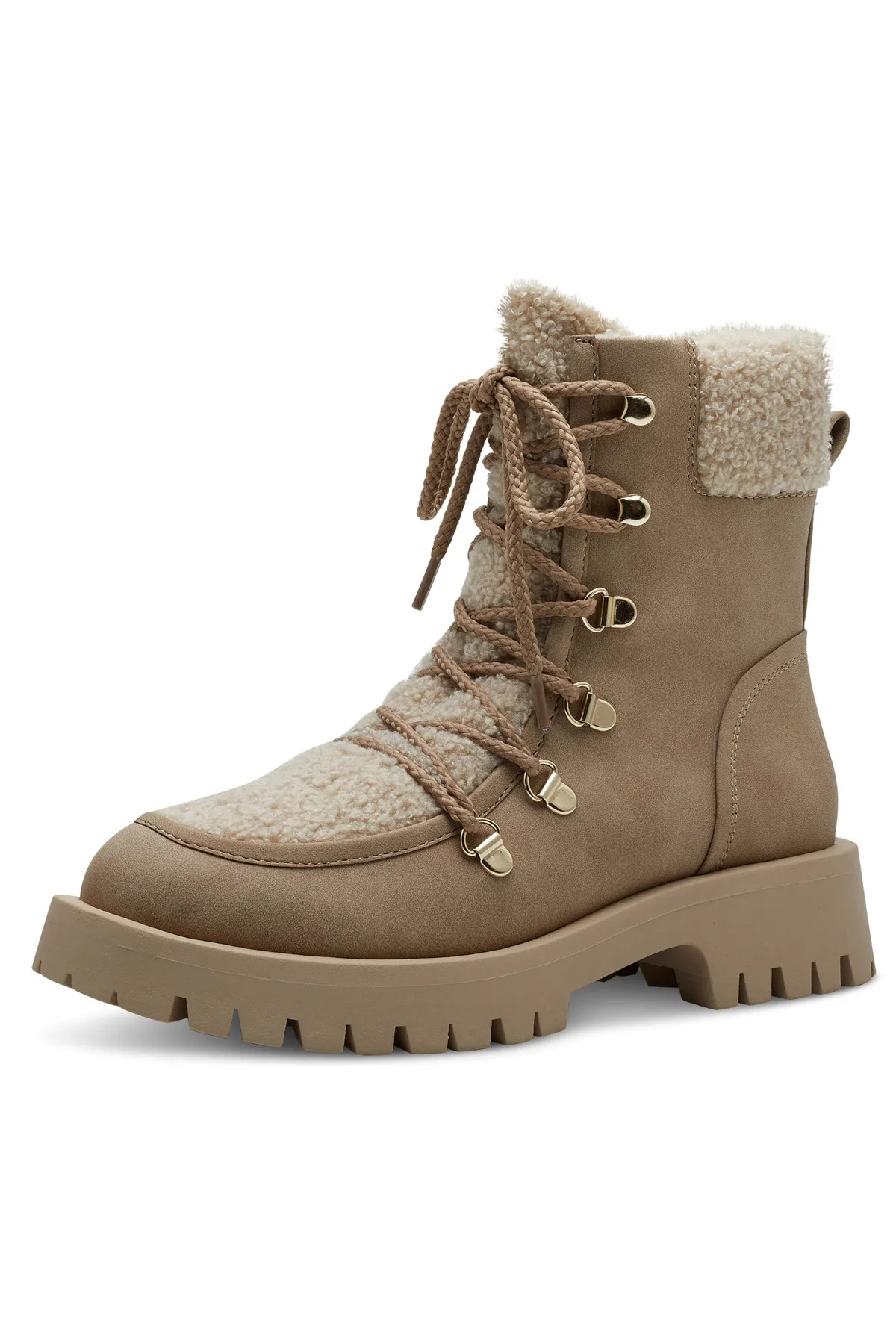 Tamaris  Stiefelette - Braun - Blockabsatz