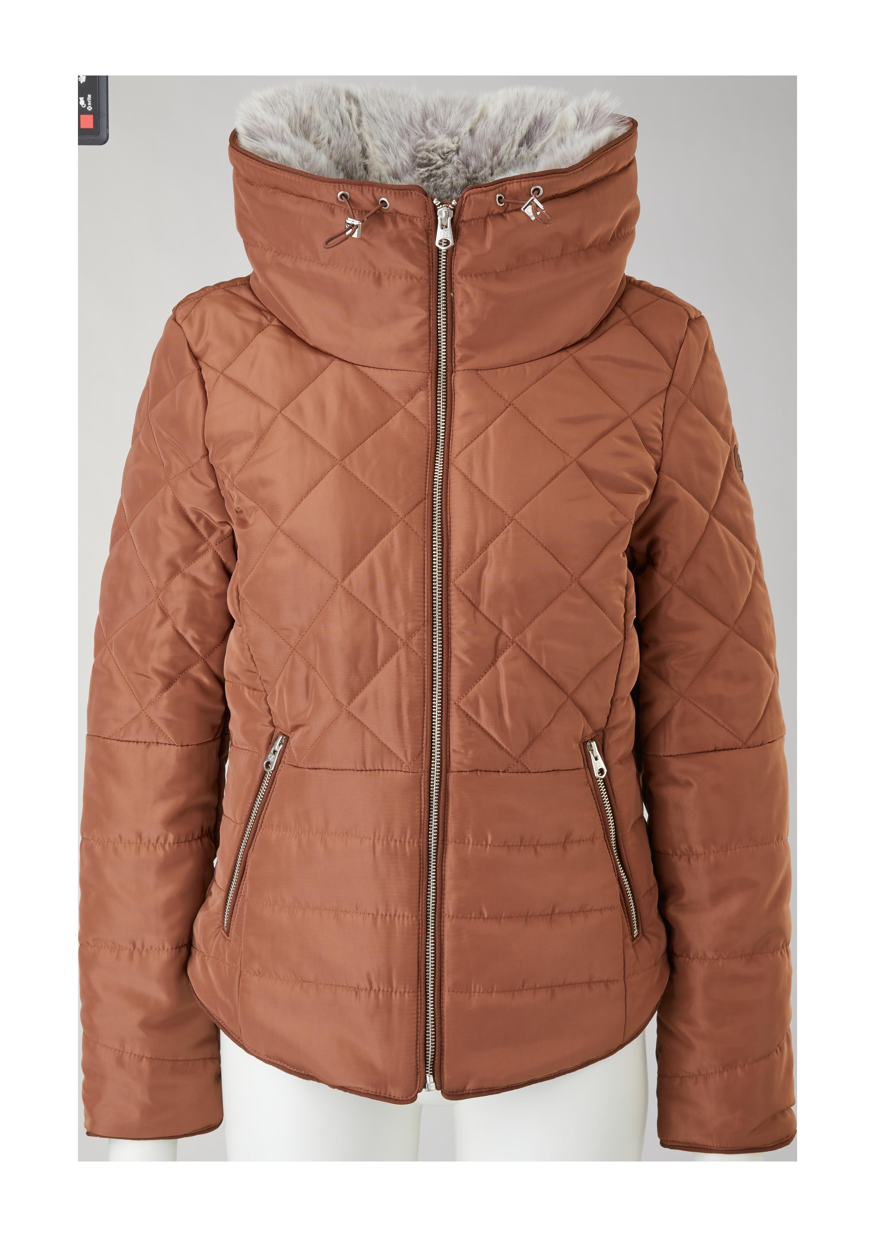 Steppjacke mit abnehmbarem Fellkragen  2115525-8707
