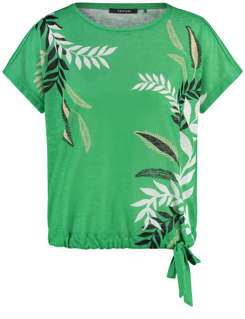 Legeres Shirt mit Saum-Tunnelzug