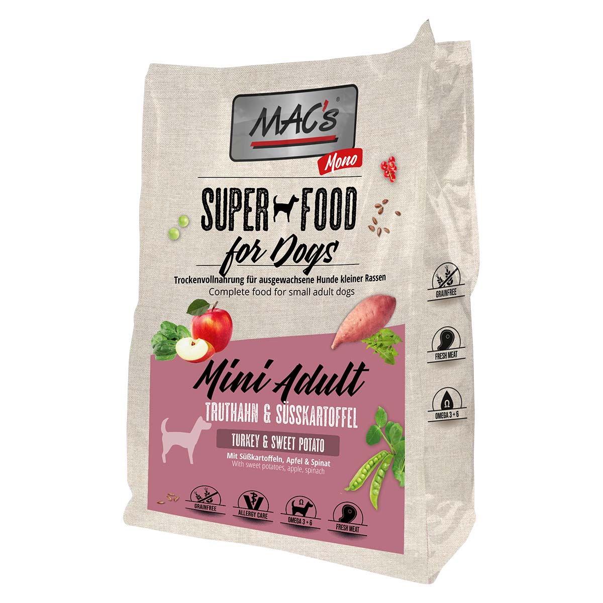 MAC's Dog Mono Mini Truthahn 3kg günstig kaufen bei ZooRoyal