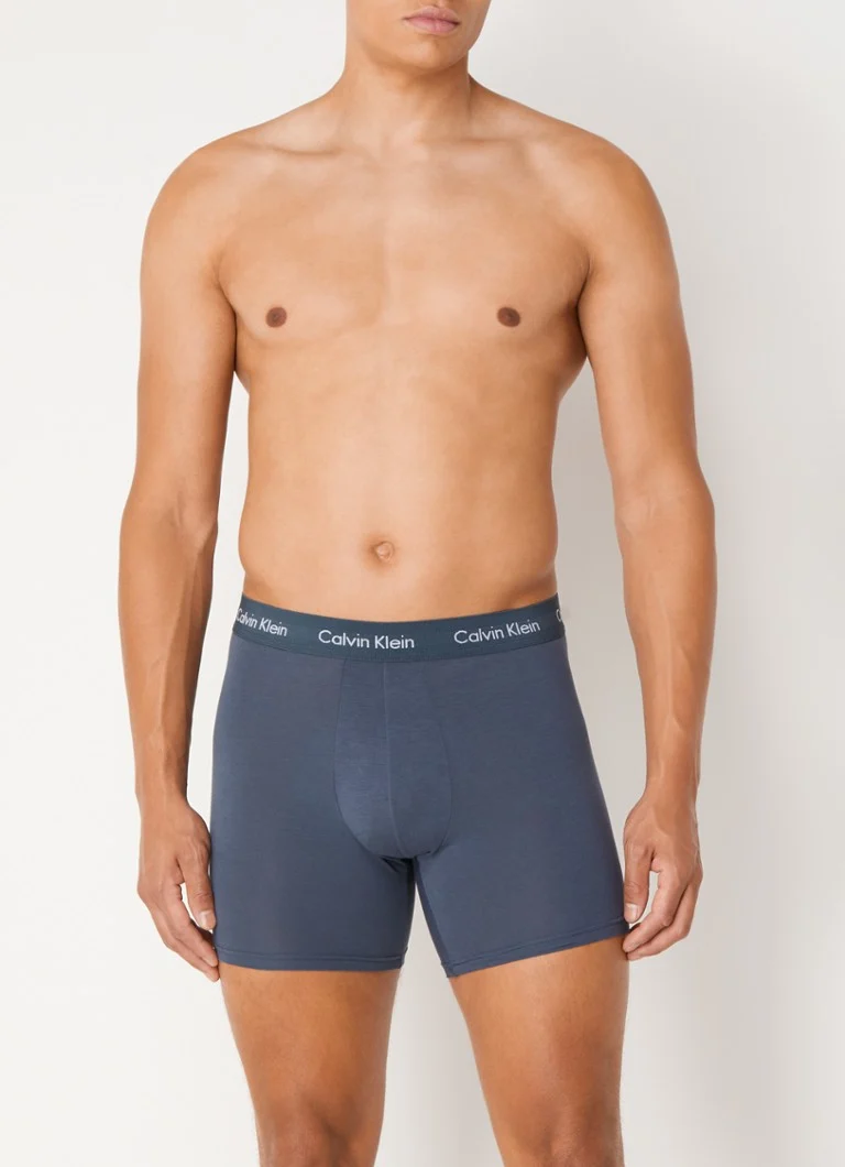 Calvin Klein Boxer Shorts with logo waistband in a 3-pack