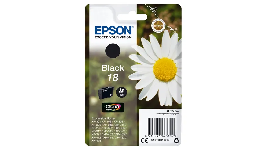 Epson Druckerpatrone T1801 T1811XL Gänseblümchen