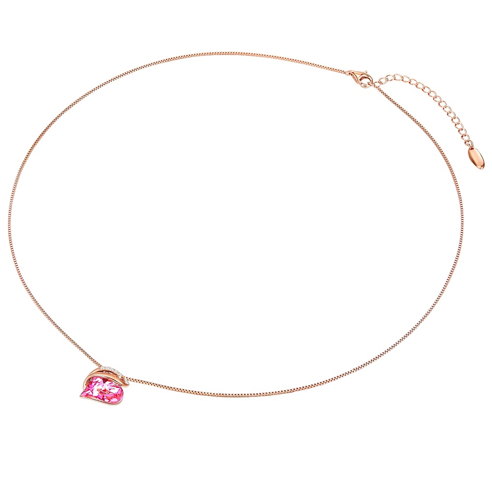 Rafaela Donata Collier en argent Coeur orné de cristaux Swarovski Orné de cristaux Swarovski en  collier