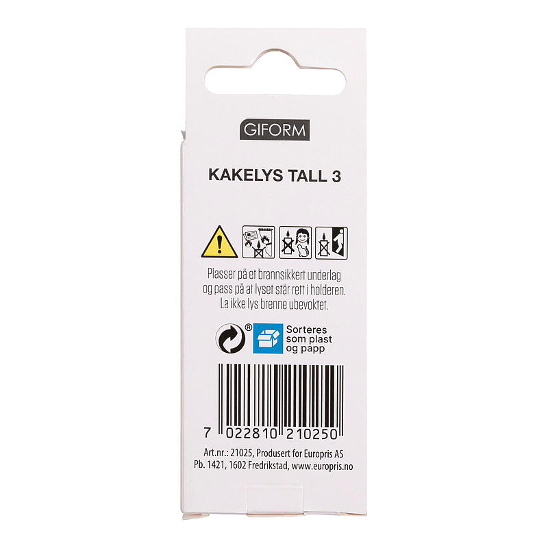 Giform Kakelys Tall 3