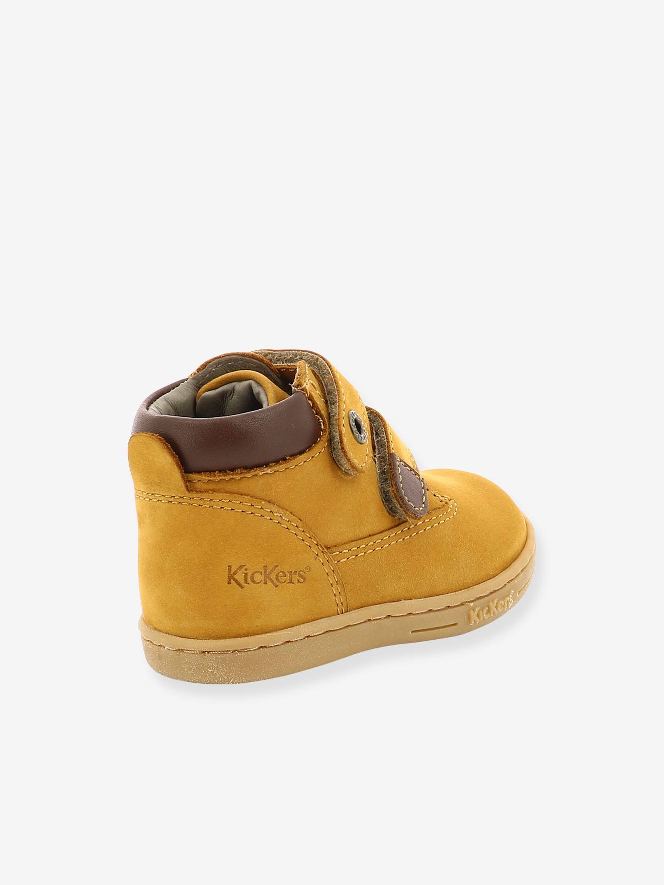 Bottillons bébé garçon Tackeasy KICKERS® kaki