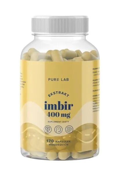Екстракт ђумбира Pure Lab 400 мг 170 капсула