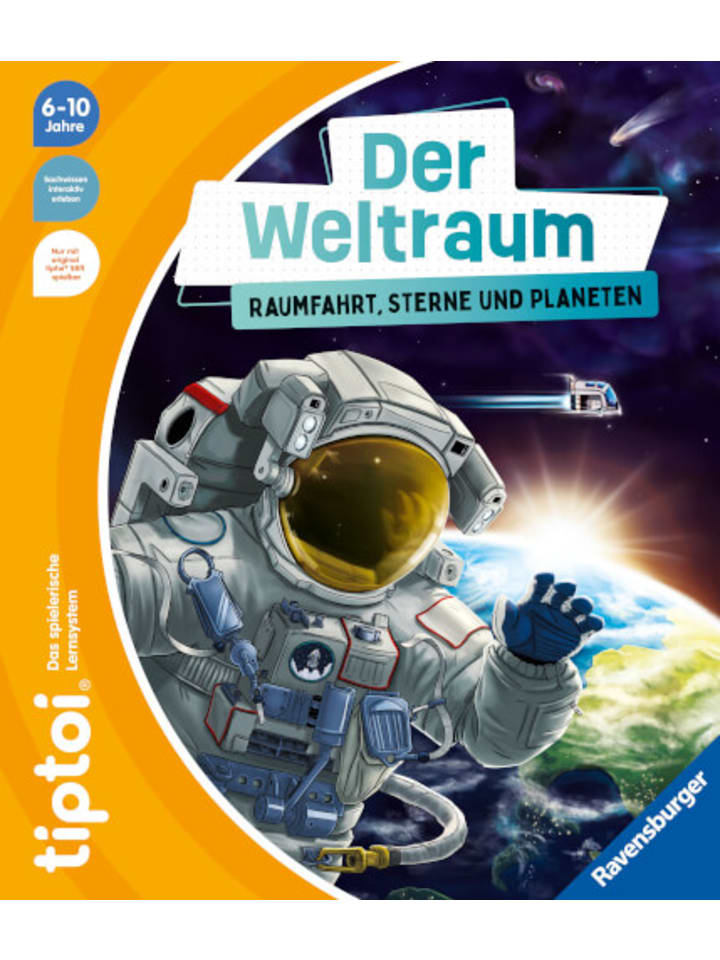 Ravensburger Interaktives Bilderbuch tiptoi Weltraum: Raumfahrt, Sterne und Planeten, ab 6 J günstig kaufen onesize