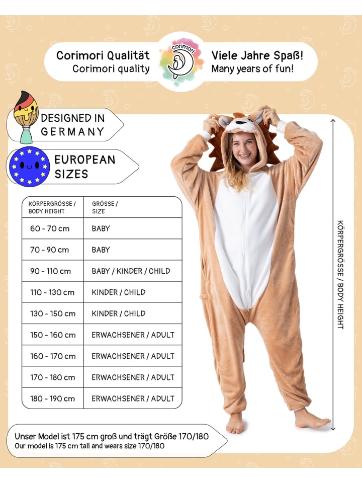 Corimori Onesie Kostüm 