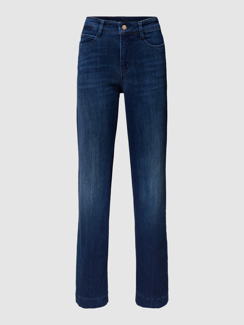 Jeans im 5-Pocket-Design Modell 'DREAM WIDE' in blau