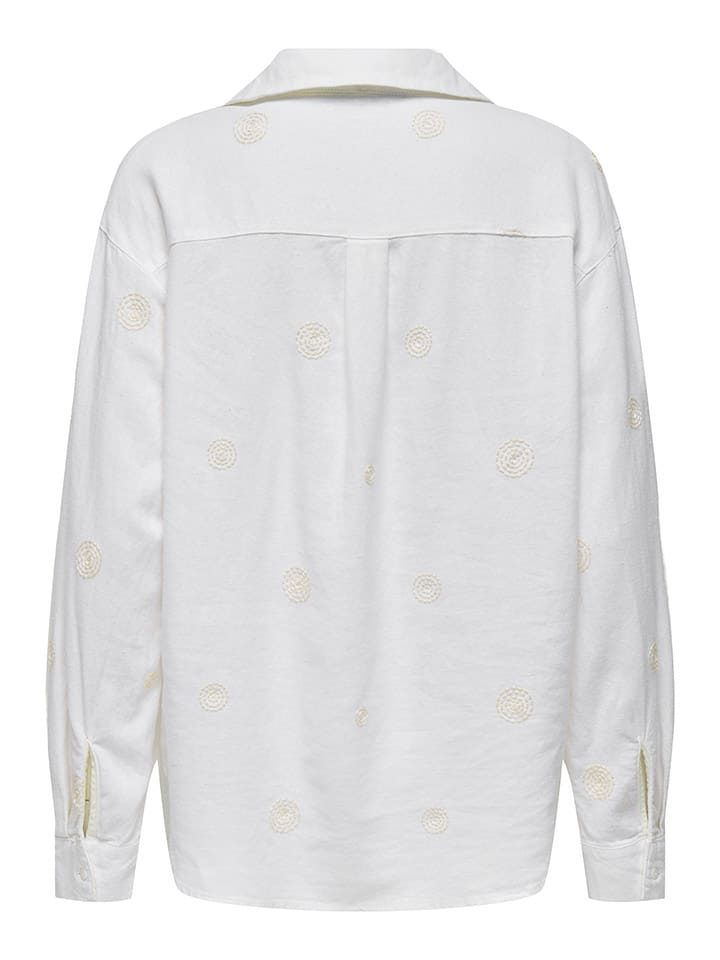 ONLY Bluse in Weiß günstig kaufen