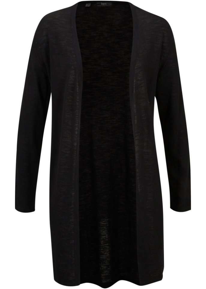 Longstrickjacke, offen