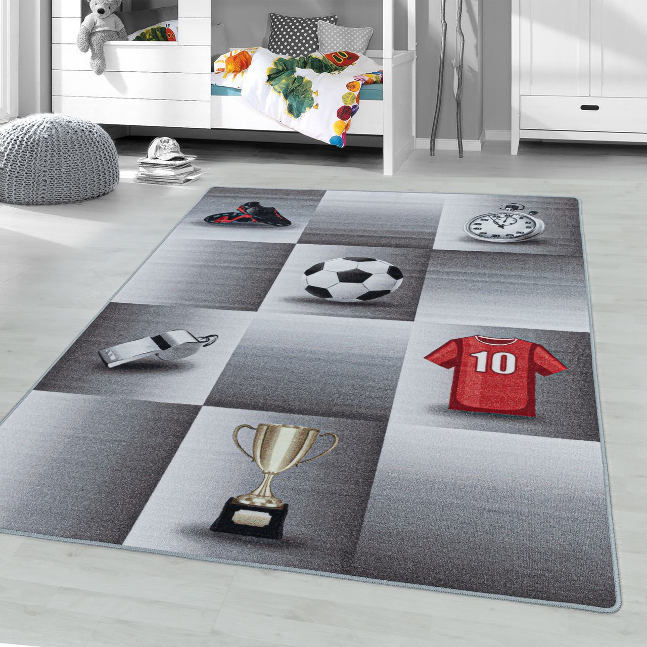 Ayyildiz Teppich, PLAY 2906, GREY, 80 x 120 cm