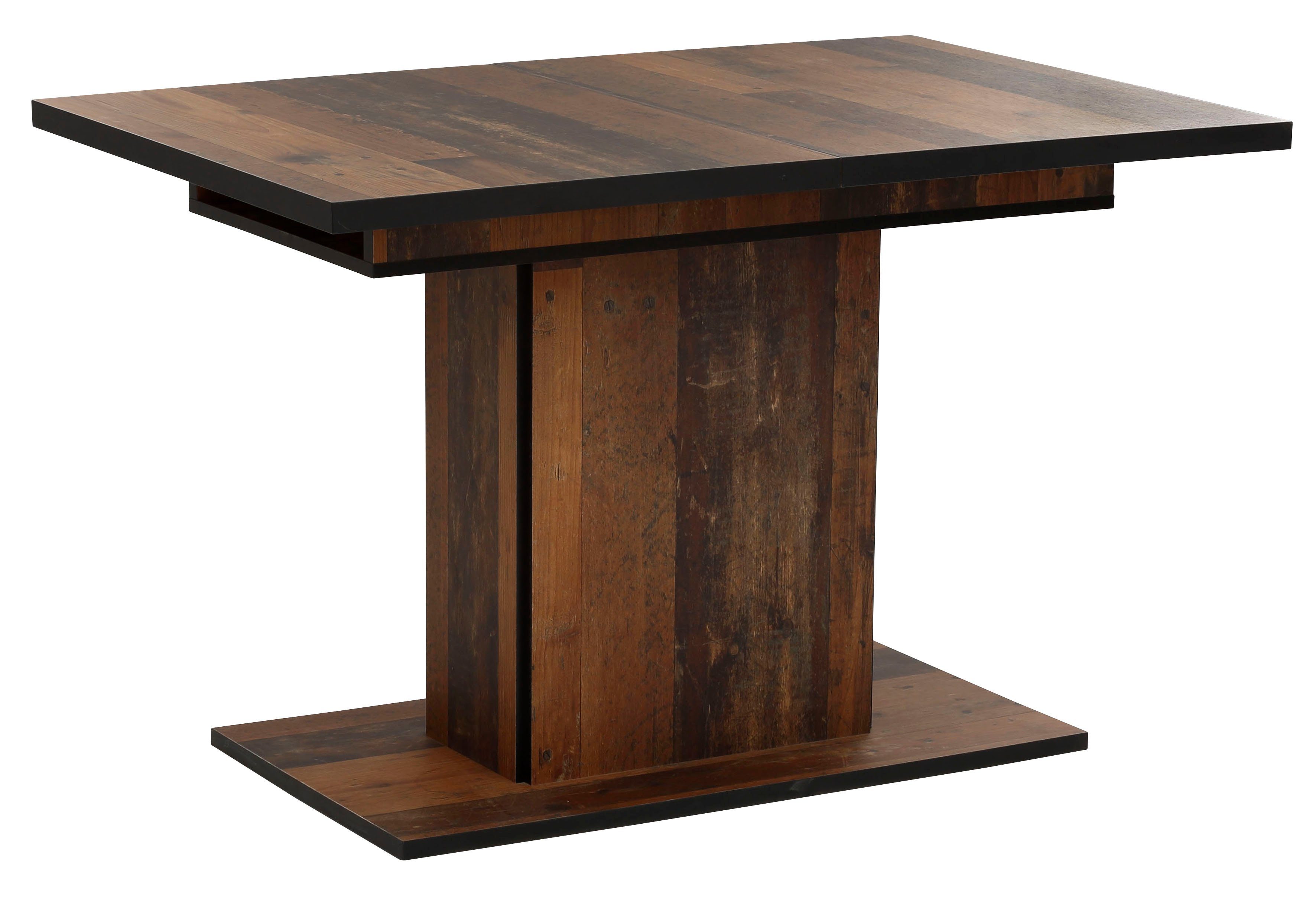 HELA Essgruppe Ariana, (Set, 7-tlg., 1 Tisch / 6 Stühle), ausziehbar 120 -160 cm, Belastbarkeit 140 KG