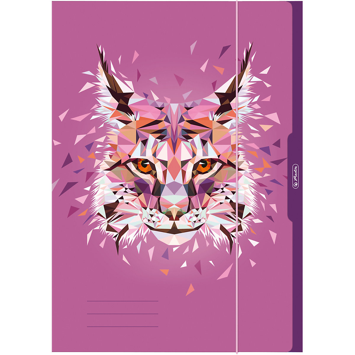 Sammelmappe/Zeichenmappe A3 Wild Animals Luchs