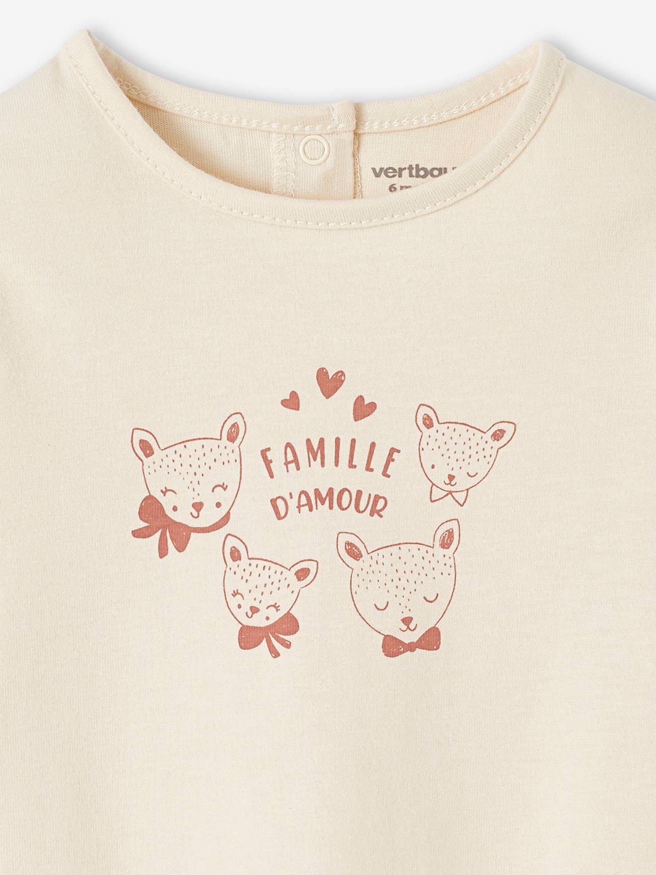 Lot de 2 T-shirts BASICS bébé manches longues jaune