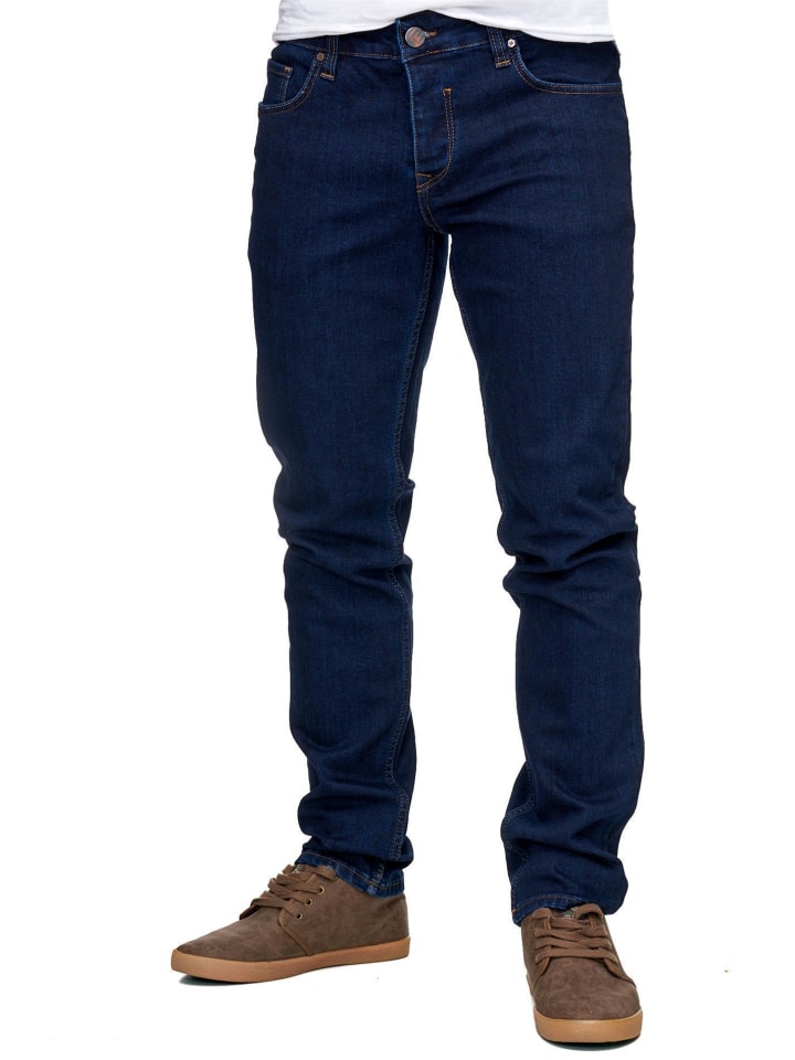 RESLAD Jeans Basic Stretch Denim in dunkelblau günstig kaufen
