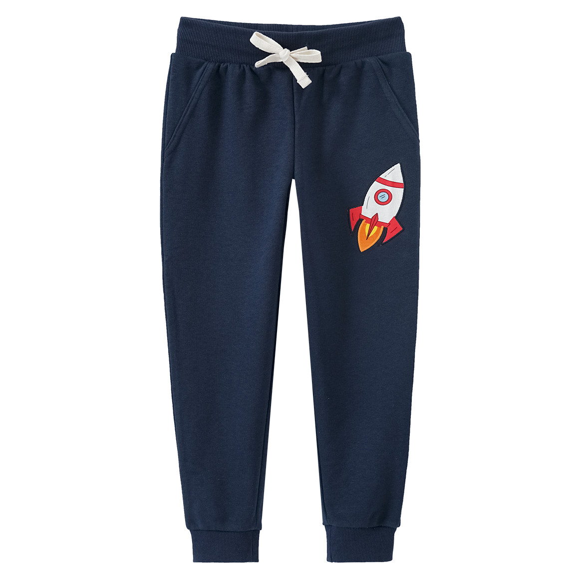 Kinder Jogginghose mit Raumschiff-Applikation