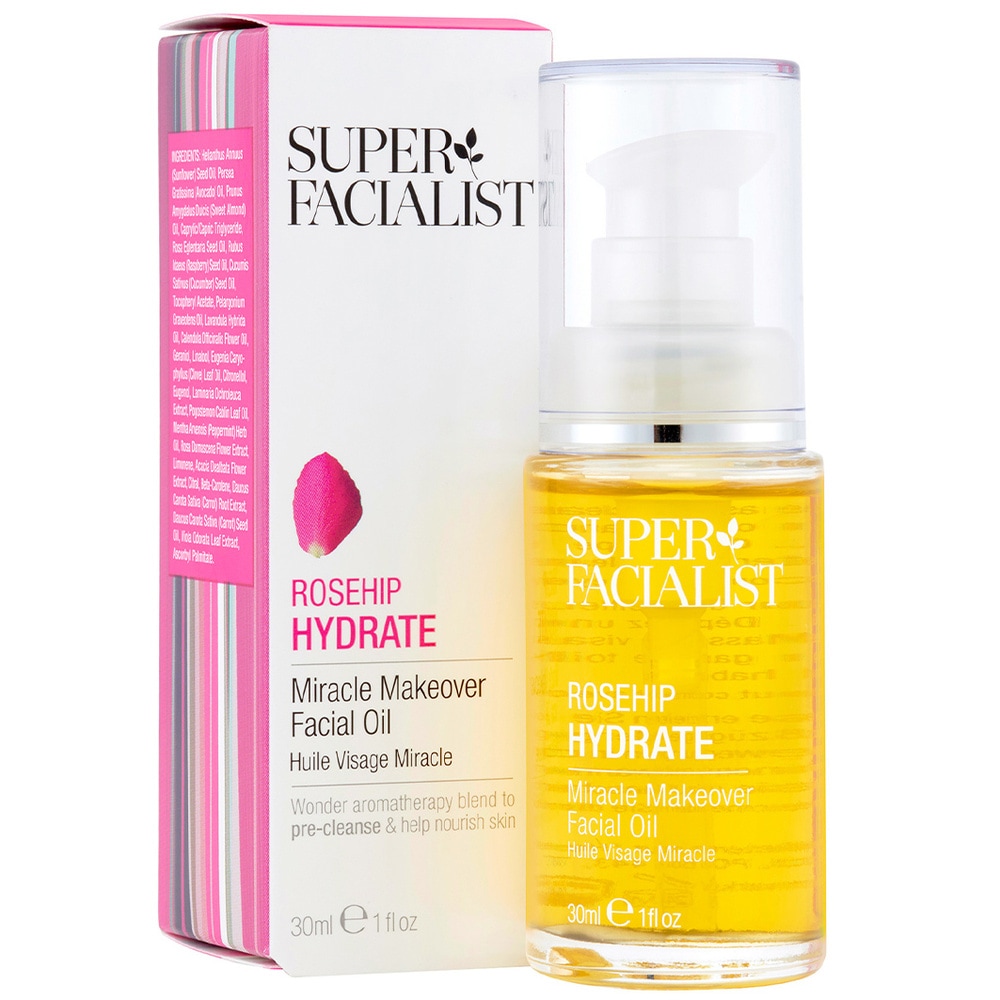 super facialist SUPER FACIALIST ROSE HYDRATE MIRACLE MAKEOVER FACIAL OIL 30ML Soin visage