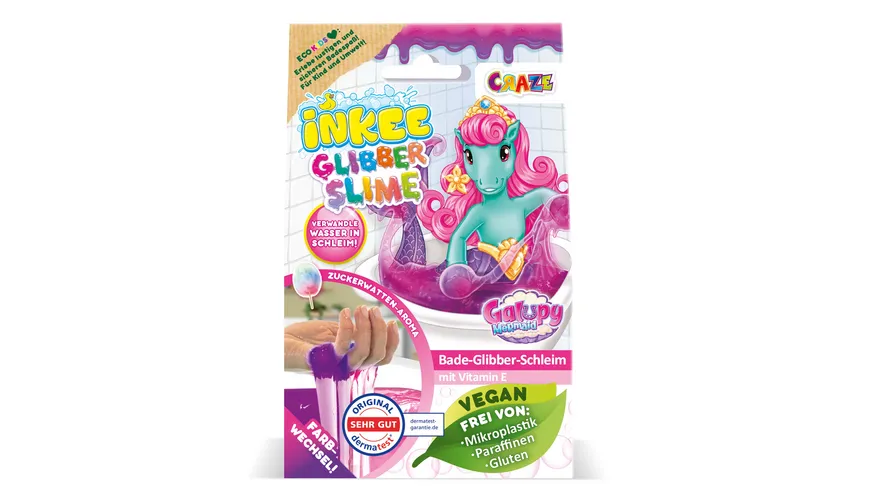 CRAZE INKEE Badeglibberschleim Galupy Mermaid