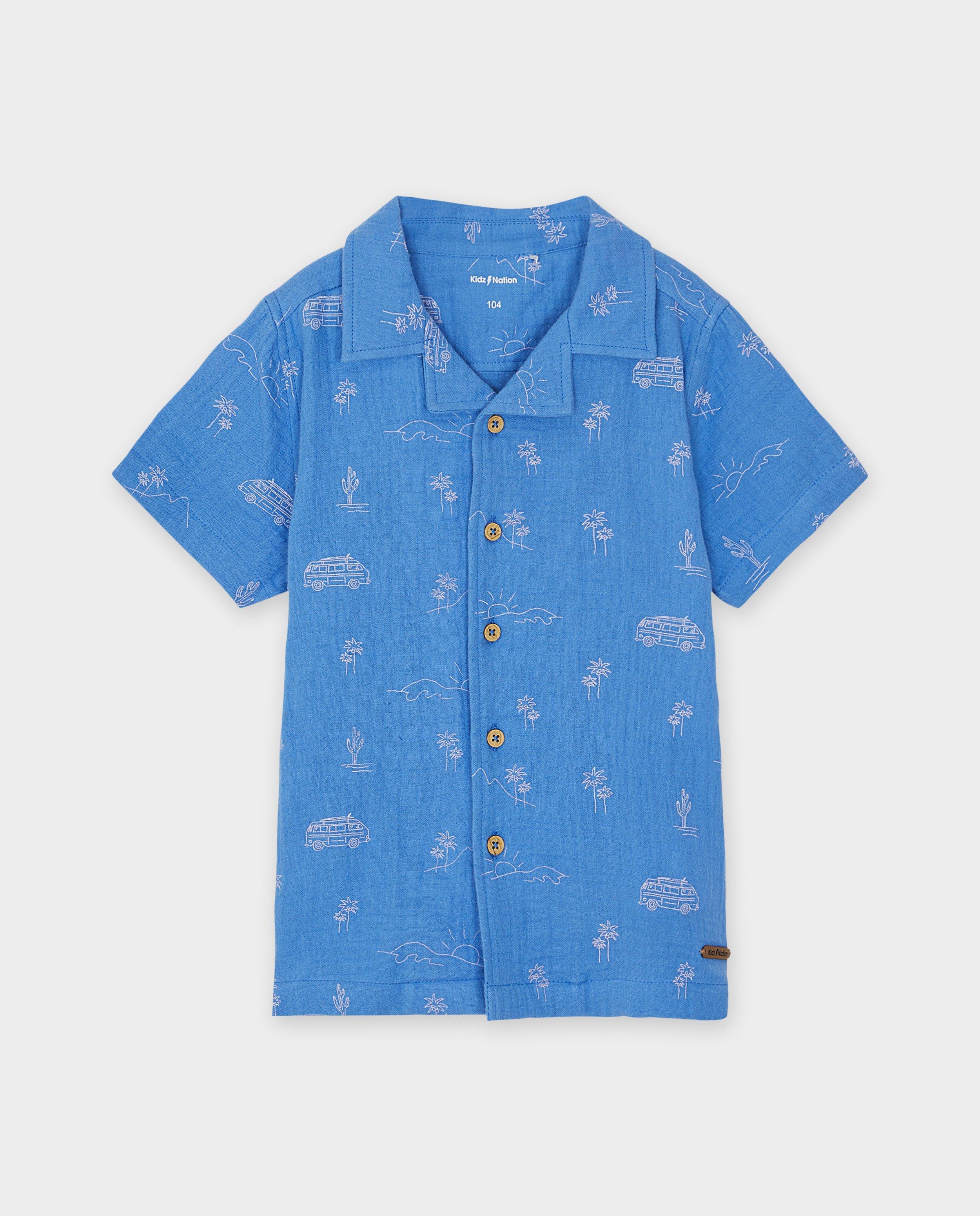 Tricou Kidz Nation Tetra Albastru