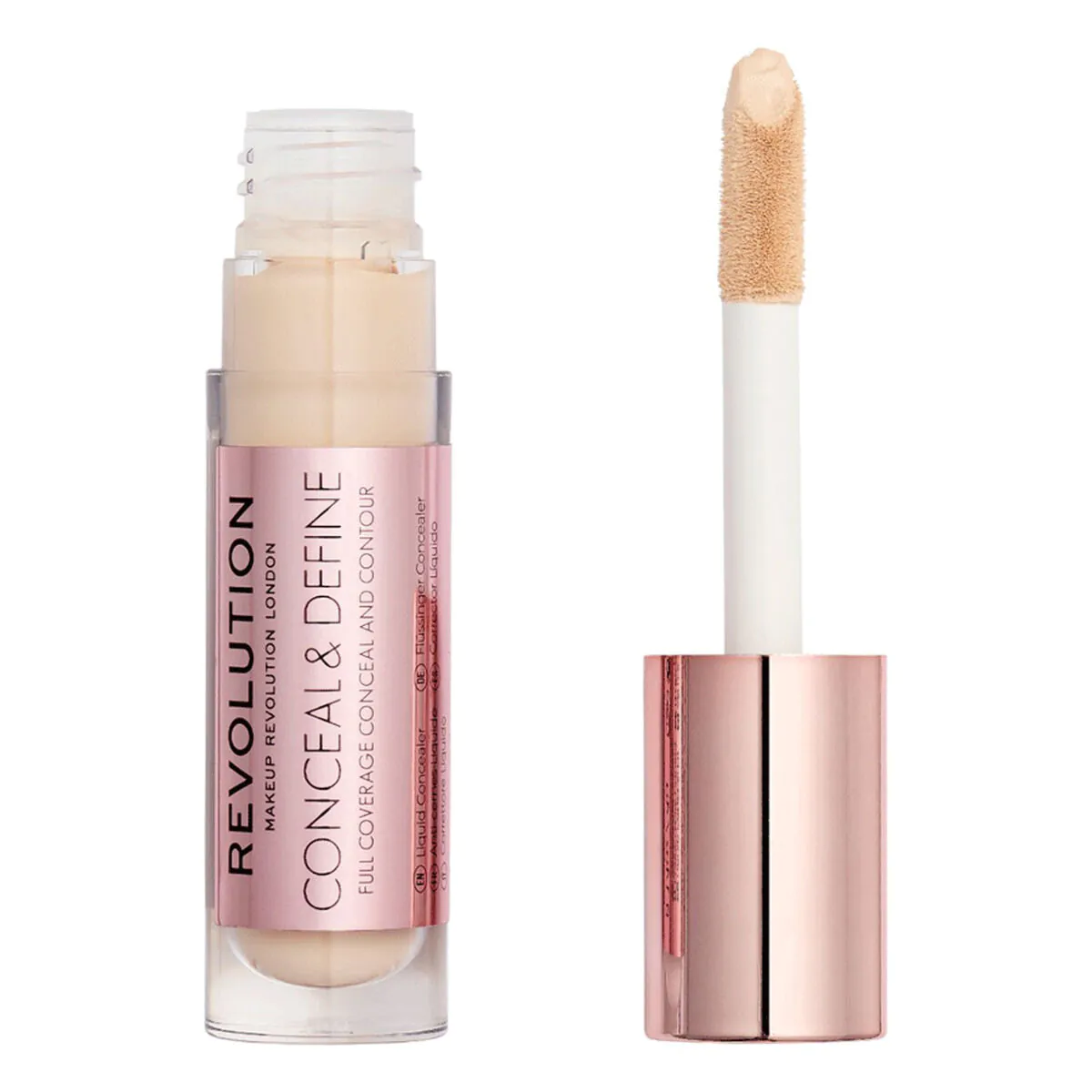 MAKEUP REVOLUTION maskuojamasis ir paryškinantis veido maskuoklis C6.5 4ml