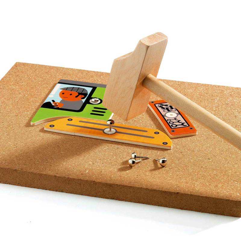 Atelier de bricolage Tap tap Véhicules Djeco
