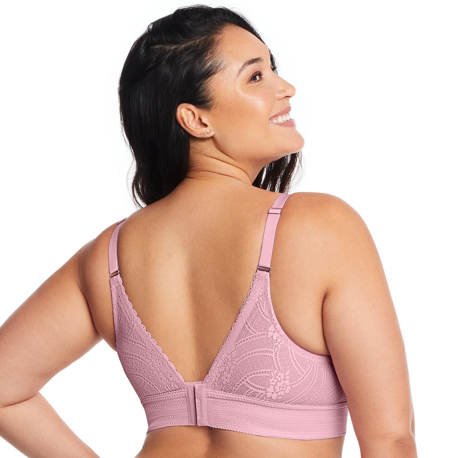 Bramour Gramercy Spitzen-Bralette de luxe - Mauve