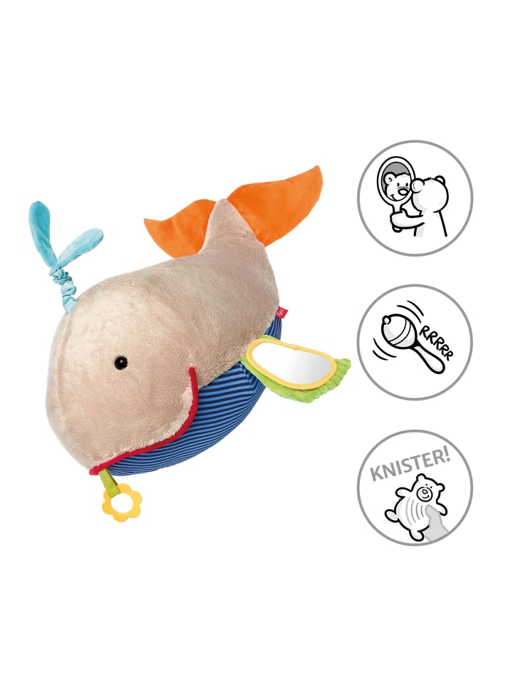 Sigikid XXL Spielkissen Wal PlayQ in grau günstig kaufen onesize