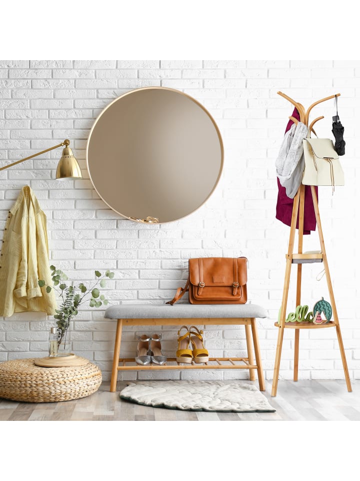 relaxdays Garderobenständer in Natur günstig kaufen onesize