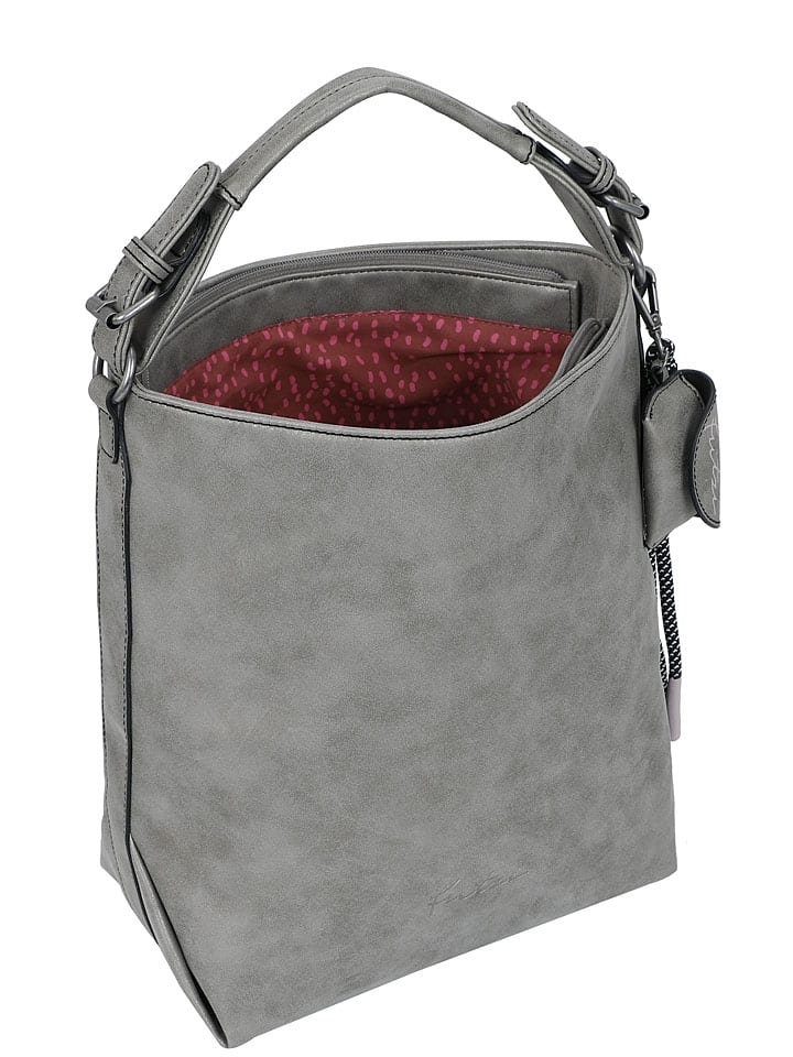 Fritzi aus Preußen Schultertasche in Grau - (B)15 x (H)32 x (T)34 cm günstig kaufen onesize