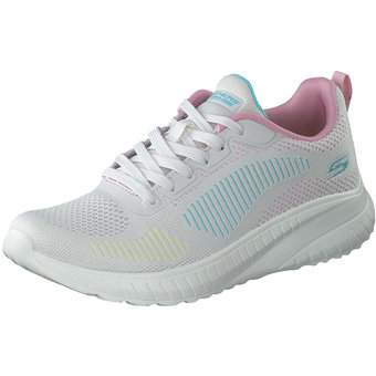 Skechers Bobs Squad Chaos Color Crush in weiß