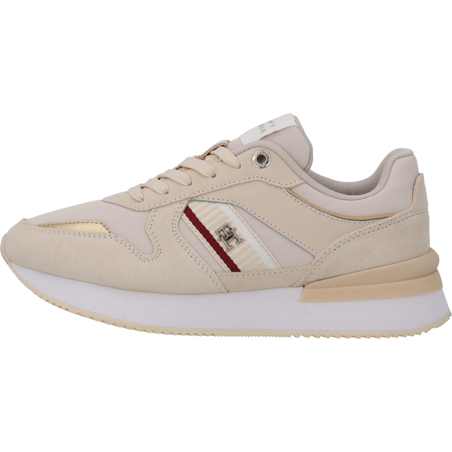 Tommy Hilfiger FW0FW07383, Schnürschuhe, Damen, Beige
