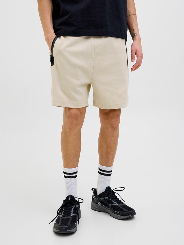 Jack & Jones Sweatshorts in Beige günstig kaufen