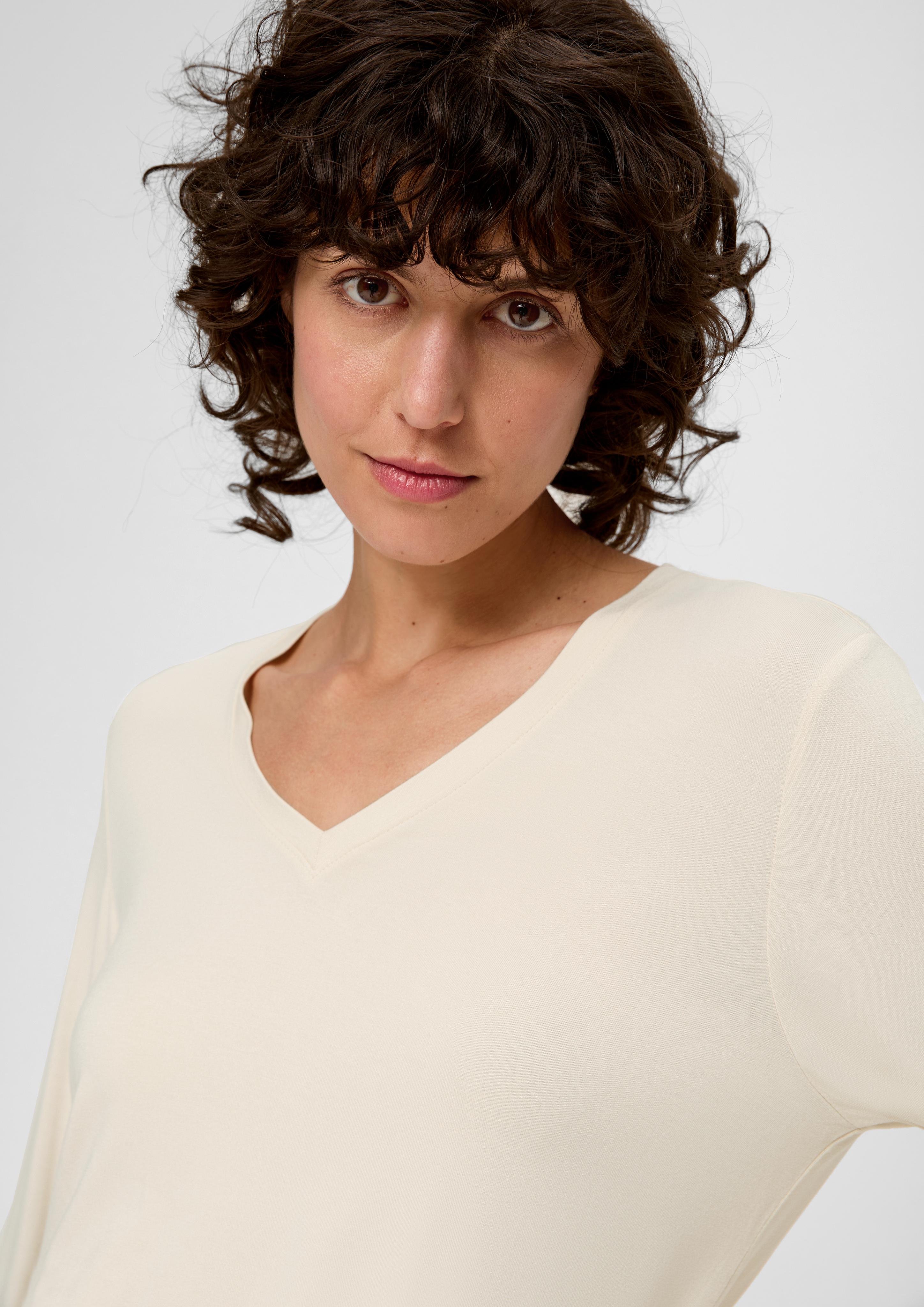 Longsleeve mit V-Neck  2138967-8100