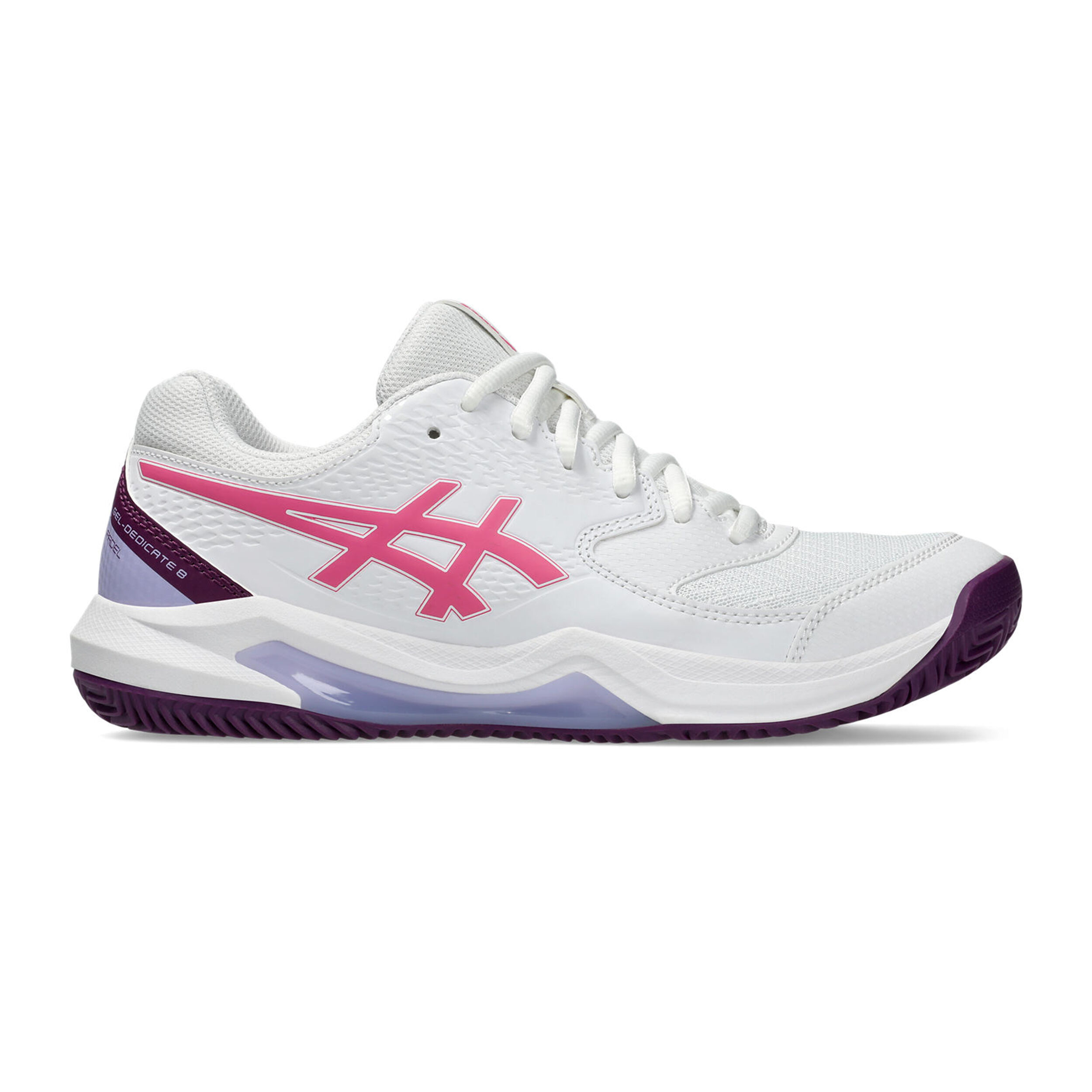 Gel-Dedicate 8 Padelschuh Damen - Weiß, Pink