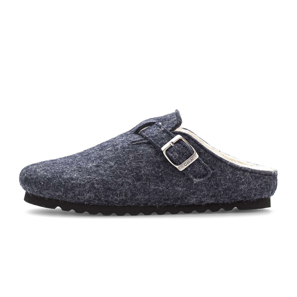 Gabor fashion Plüschhausschuh blau