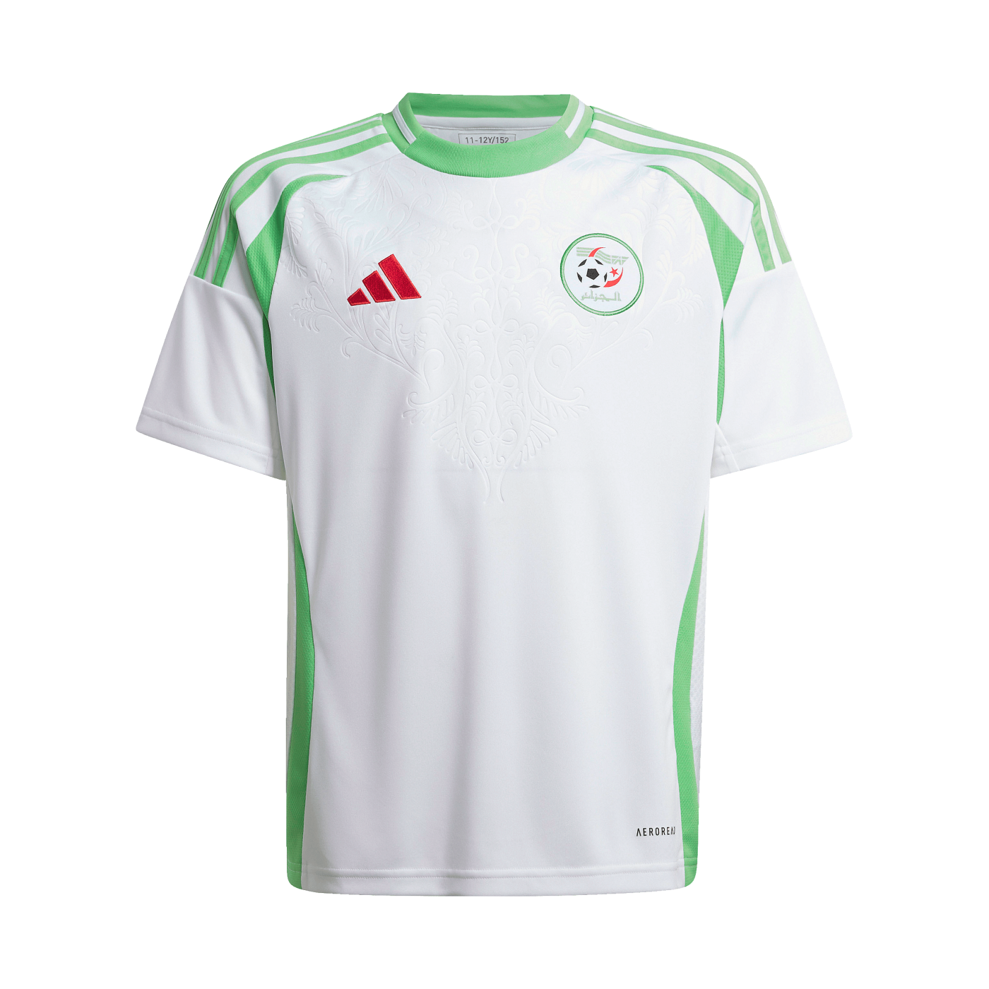 adidas Algerien Trikot Home 2024 Kids Weiss