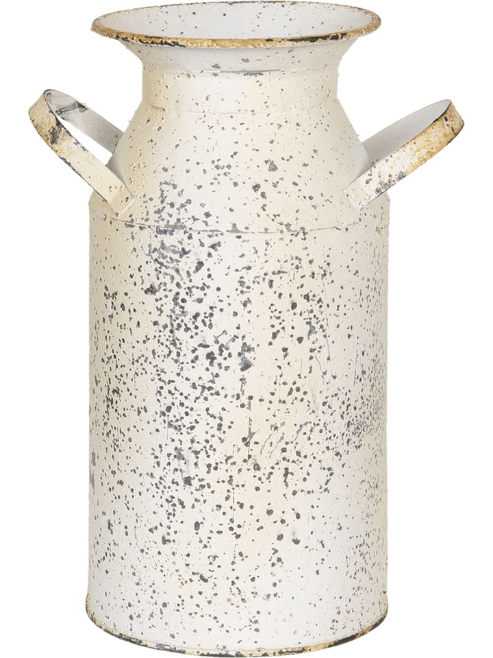 Clayre & Eef Dekokanne in Weiß - (B)15 x (H)23 x (T)11 cm günstig kaufen onesize
