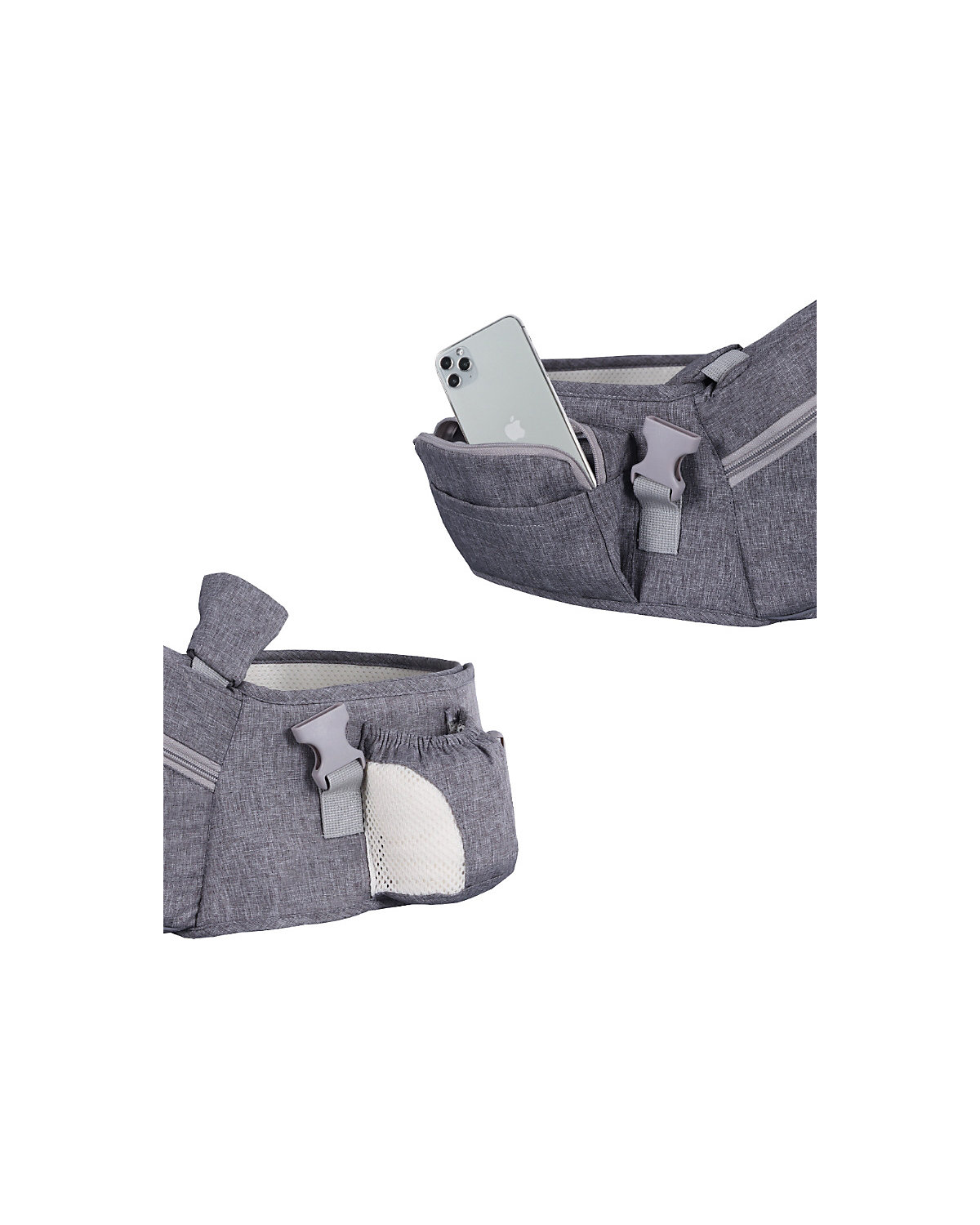 Babytrage Taille Hocker atmungsaktiv Schultergurte + Gurtzeug Kindertrage