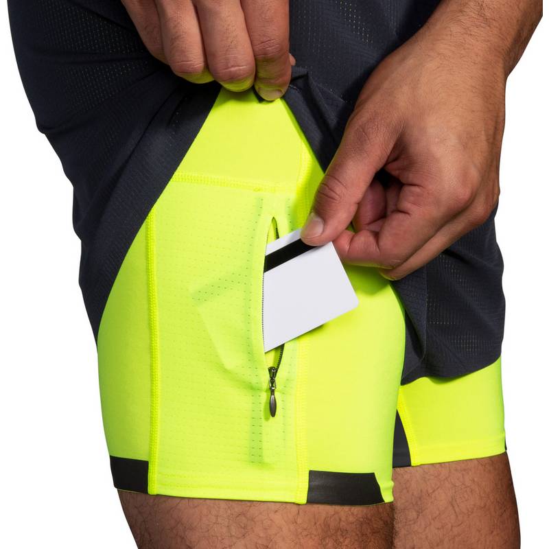 Brooks Visible Funktionsshorts Herren