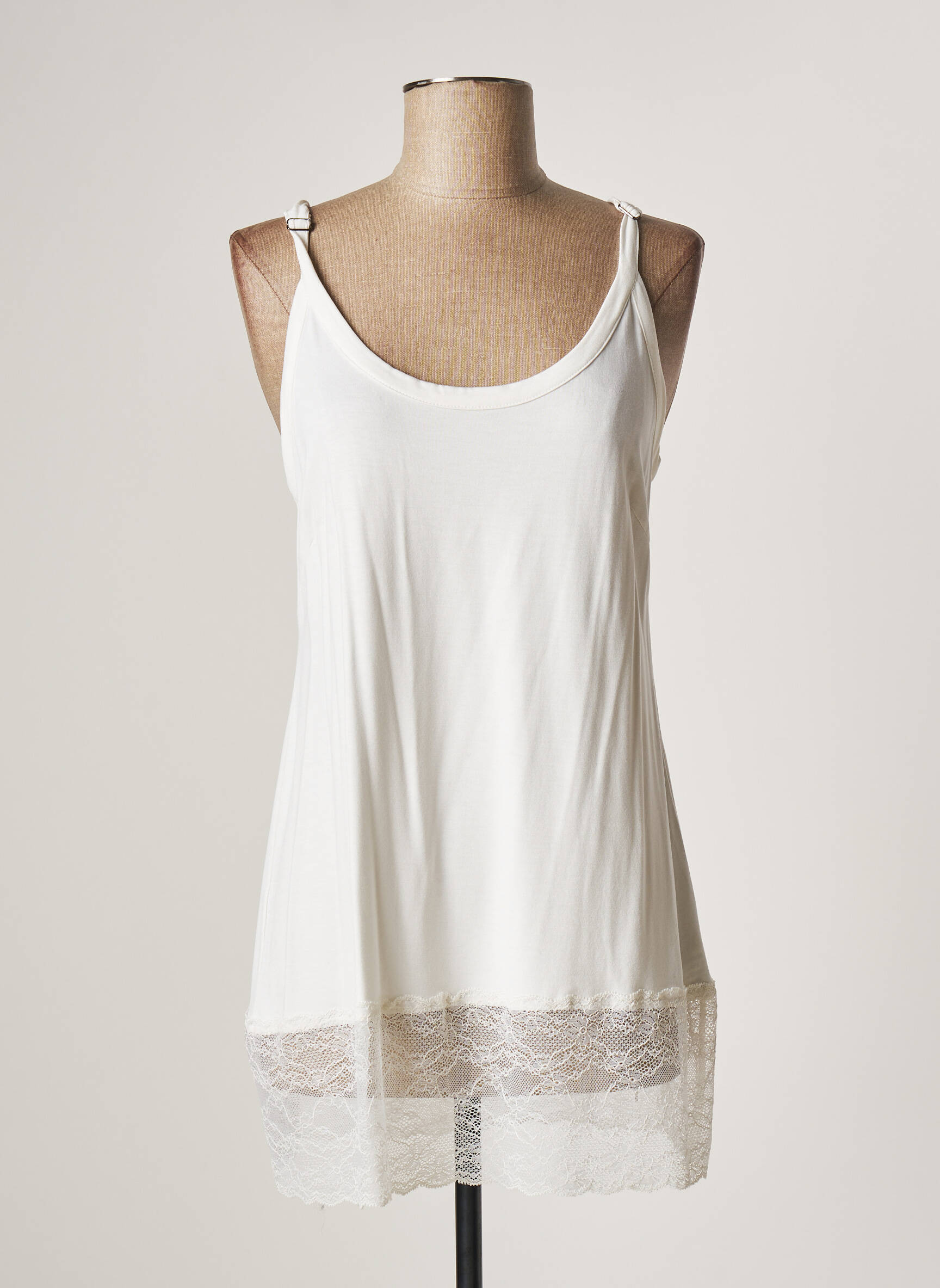 Lauren Vidal Tuniquemanchelongue Femme couleur beige