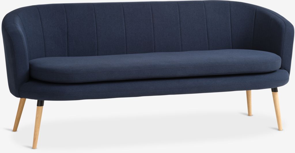 GISTRUP 3-seater sofa GISTRUP navy blue fabric
