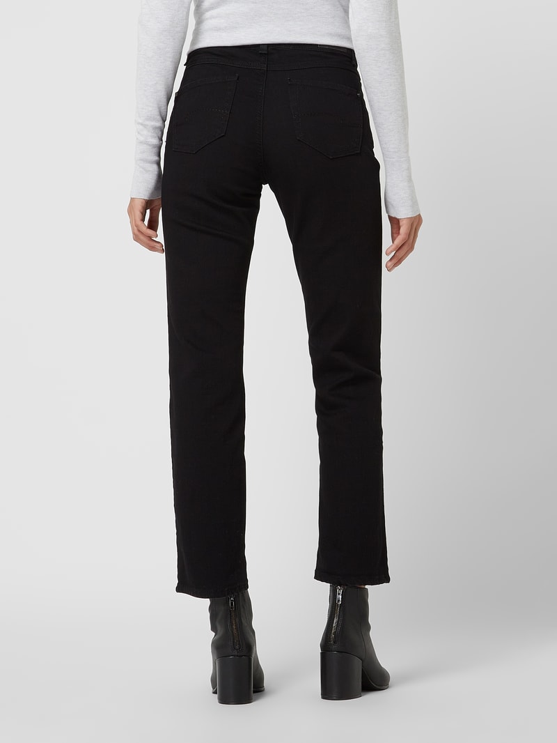 Jeans mit 5-Pocket-Design Modell 'DOLLY' in schwarz