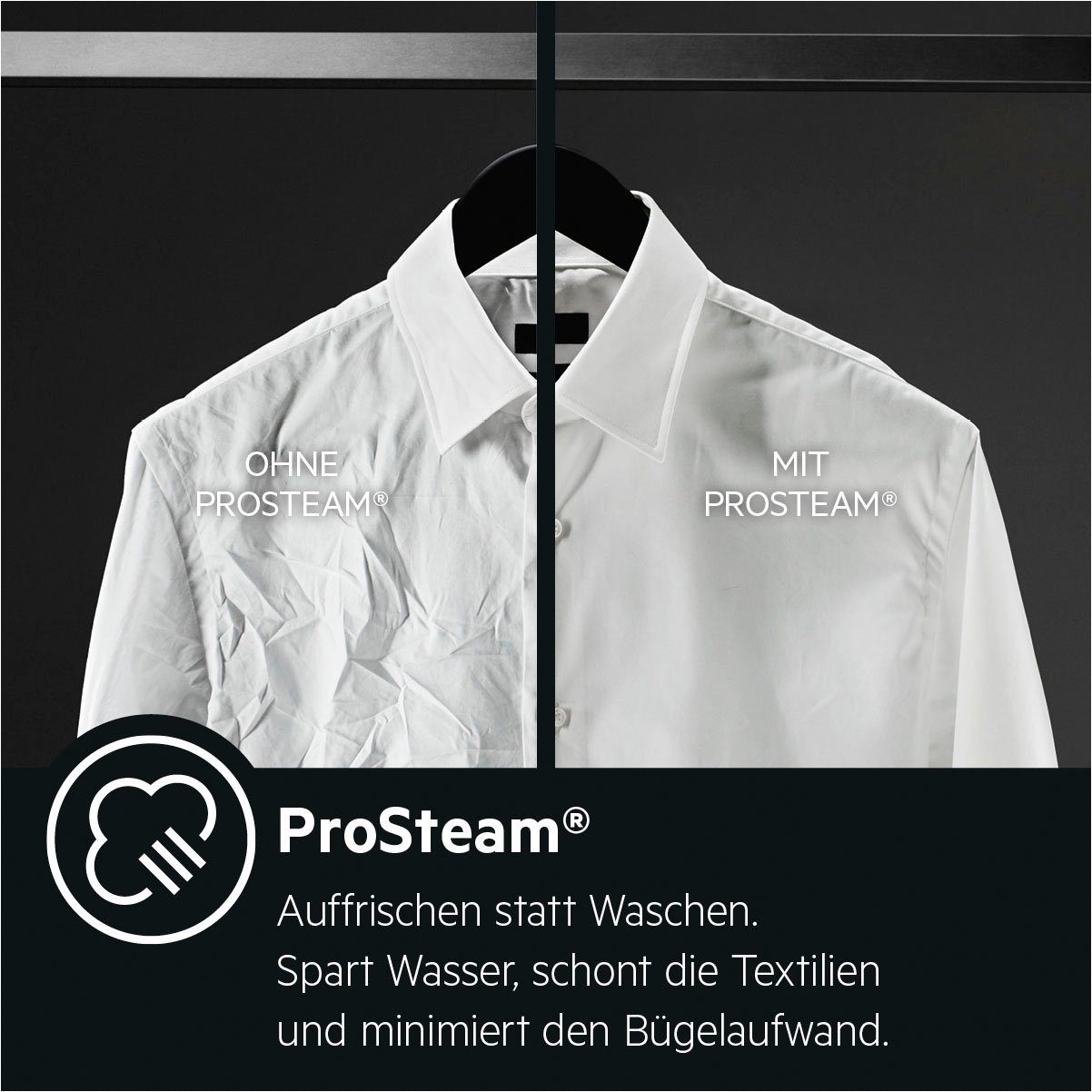 AEG Waschtrockner L7WBA60680, 8 kg, 5 kg, 1600 U/min, ProSteam - Dampf-Programm für 96 % weniger Wasserverbrauch