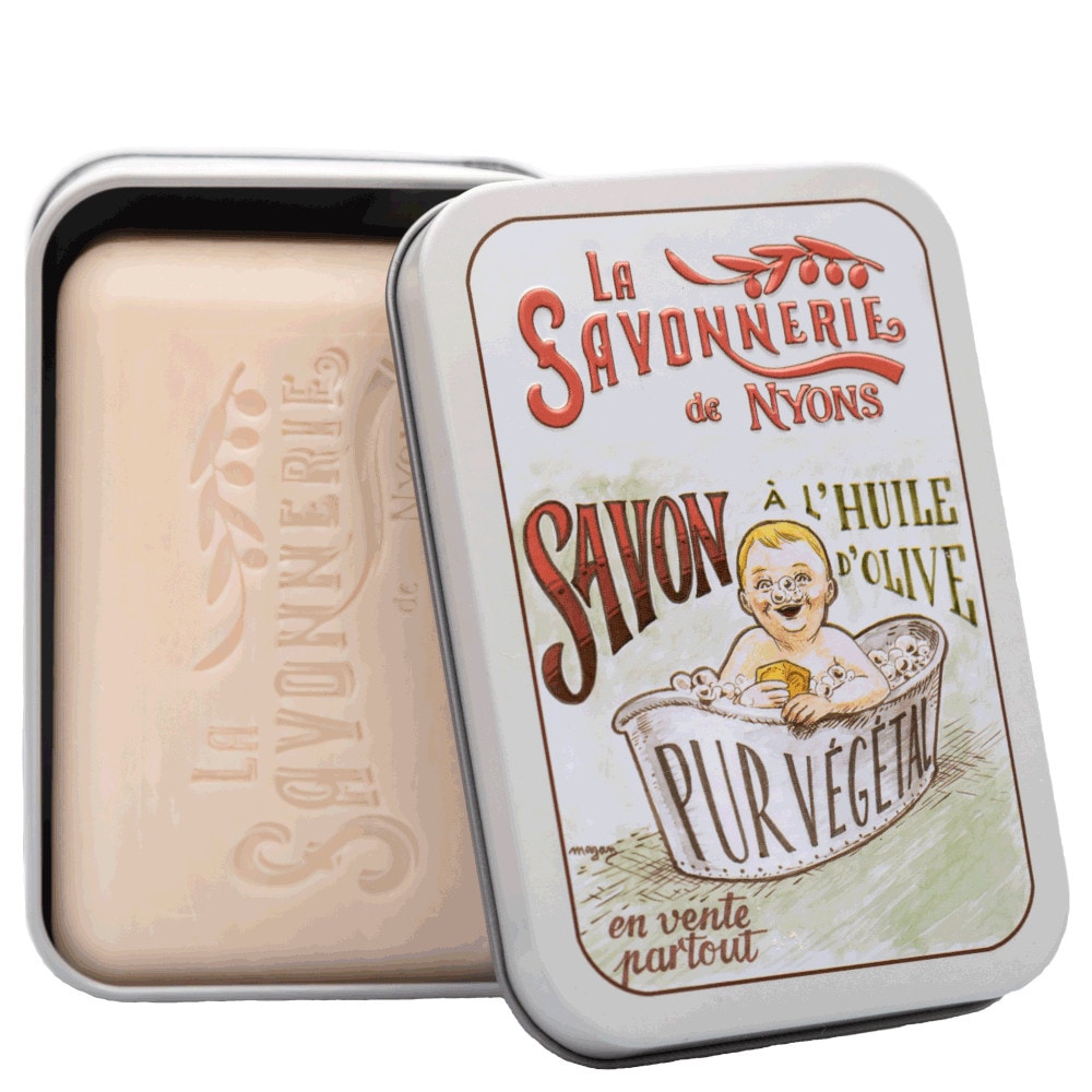 La savonnerie de nyons Savon 200g Cocoon et Boîte Métal Bain Savon
