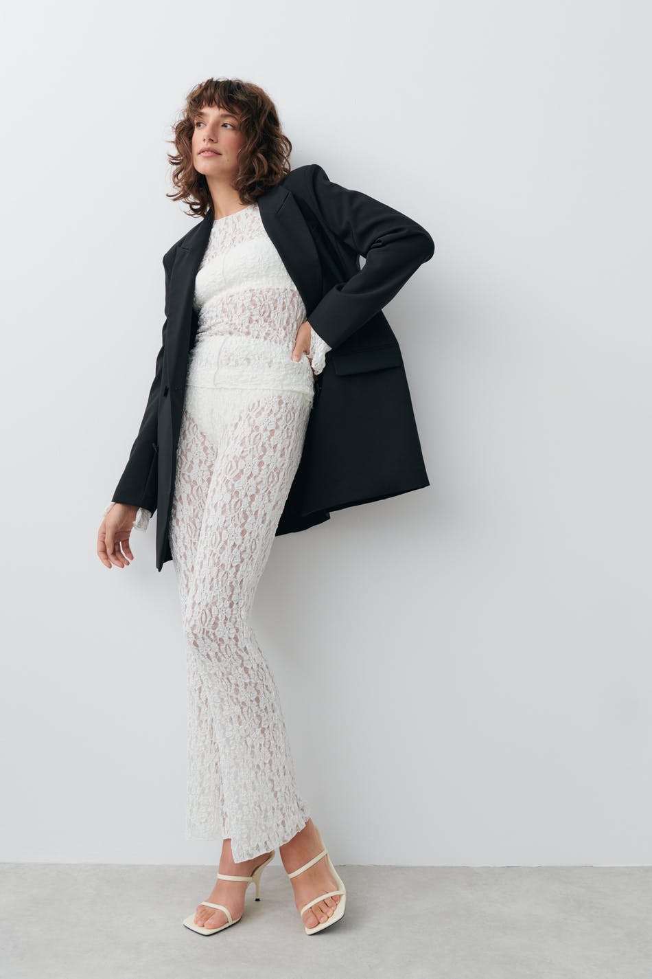 Lace trousers