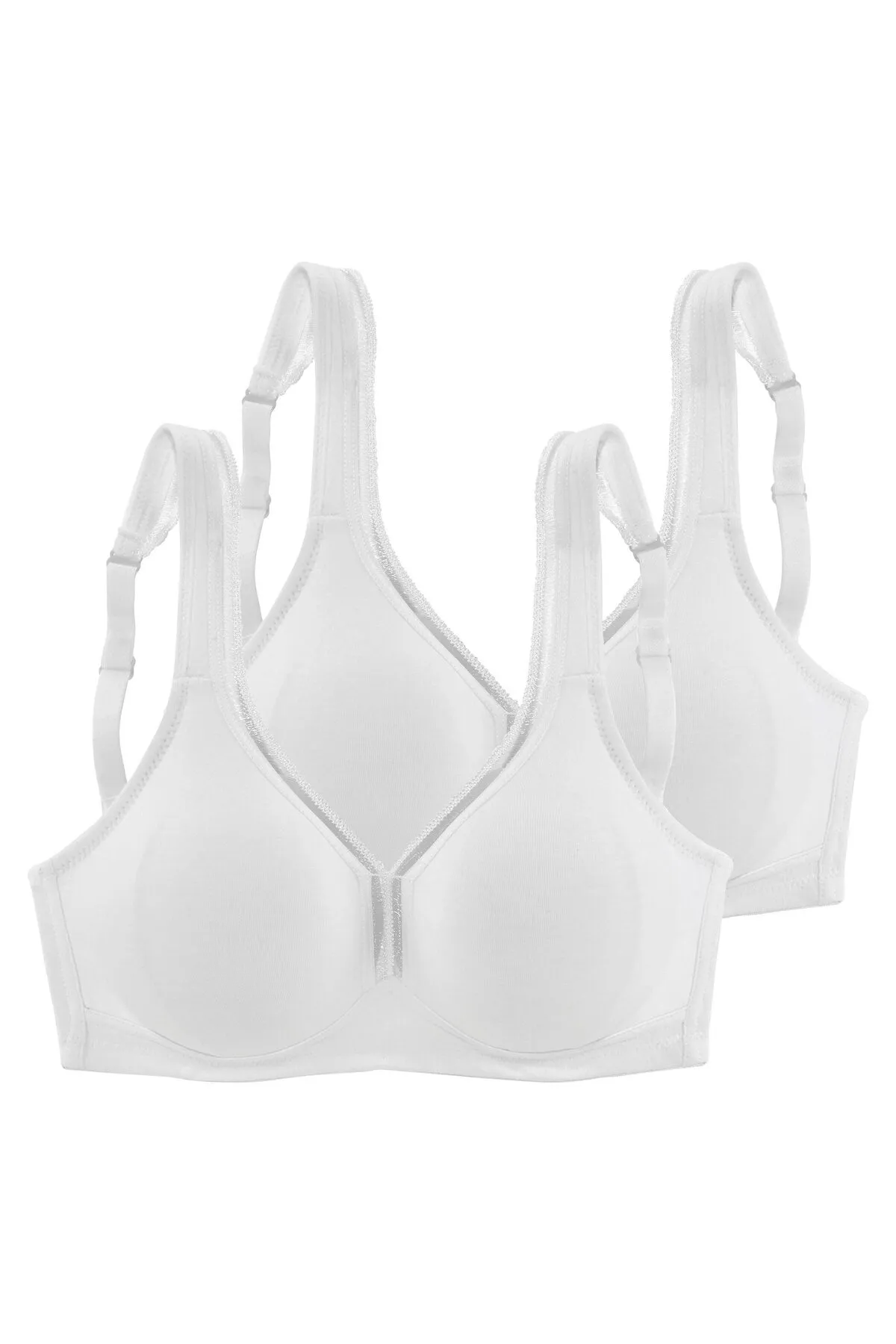 PETITE FLEUR  T-Shirt-BH ohne Bügel (2 Stück)